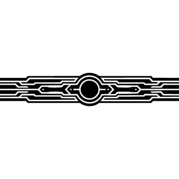 Abstract Tech Banner Minimalist Circuitry , White Space, Geometric vector