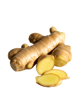 Fresh Ginger Root Slices Pale Yellow and Brown image png