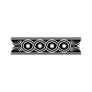 Intricate Black and White Geometric Pattern with Sunburst Backdrop vector