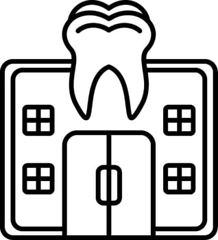 Dentist Outline Icon vector