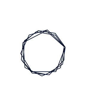 Abstract angular line art geometric shape png