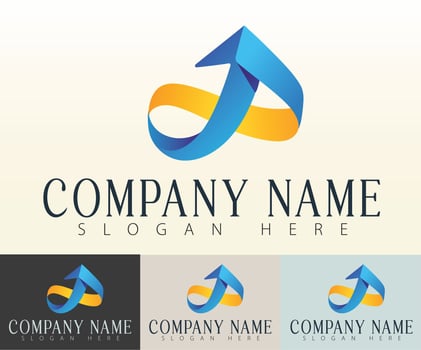 A minimalist arrow mark ideal for branding strategies. vector