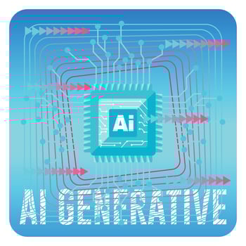 Technology Concept with Circuit Board and Processor. vector