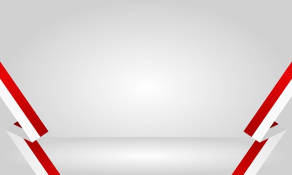 Red and white background for Indonesia independence day celebration vector