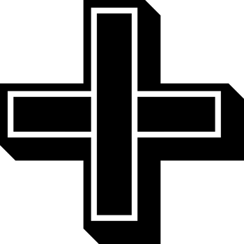 Cross medical black png