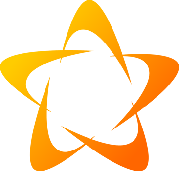 Star yellow orange png