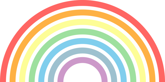 Curve line rainbow png