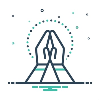 Mix icon gratitude vector