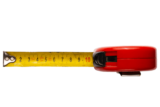 Red tape measurer. Steel tape measure png