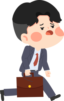 Businessman running clip art png