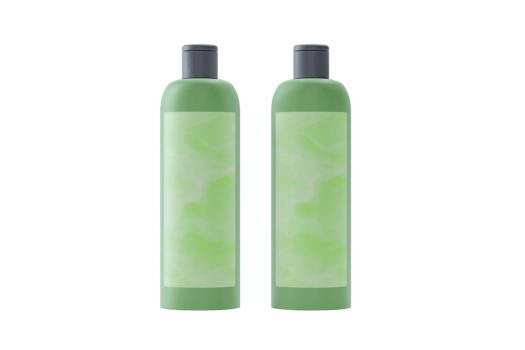 Shampoo bottle beauty product packaging mockup png