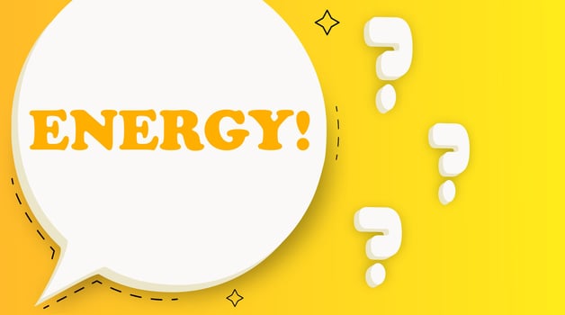 Energy. Speech bubble with text. Business concept. 3d illustration. Pop art style. line icon for Business and Advertising vector
