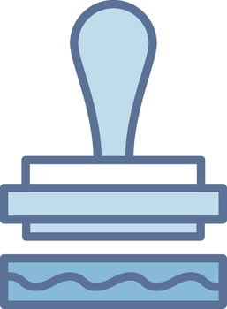 Stamp Tech Styled Form Layout vector