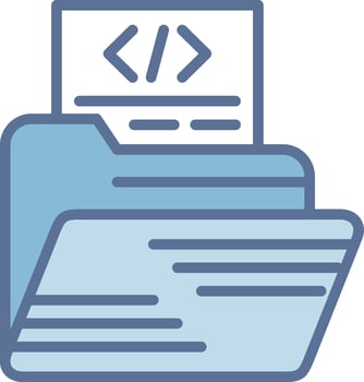 Coding 3D Interface Shape Design vector