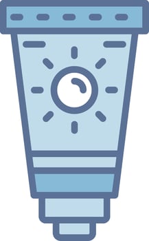 Sunscreen Clean Digital Interface Concept vector