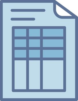 Data Thin Line Element Structure vector