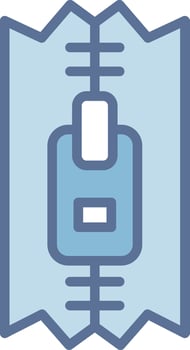 Zip Minimal Art Object Structure vector