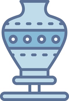 Pottery Custom Line Element Graphic vector