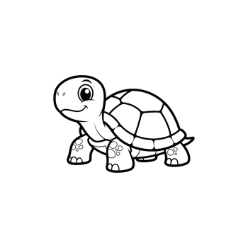 Cartoon tortoise illustration png