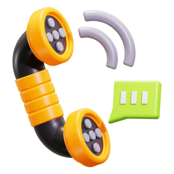 3d Call icon. suitable for communication concept designs, advertisements, or contact related graphics in various industries png