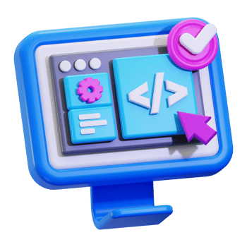 3d Web Programmer icon. Suitable for technology blogs, programming courses, software development presentations, and IT related designs png