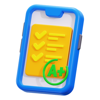 3d Online exam. Ideal for educational websites, online courses, school resources, and professional development materials png