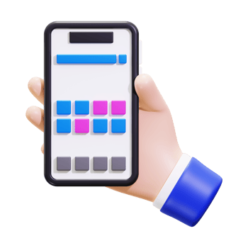 Smartphone Home Screen 3D Icon png