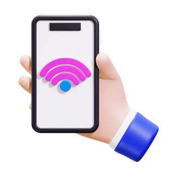 Smartphone Signal 3D Icon png