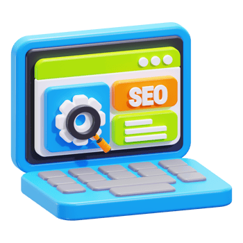 Seo management 3D Icon png