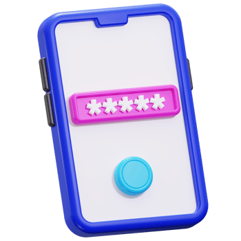 3d Smartphone Password Protection Icon png