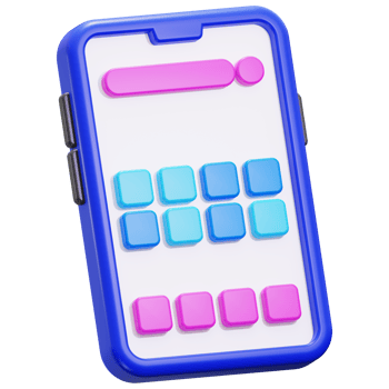 3d Smartphone Home Screen Icon png