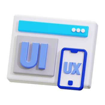 ui ux Designing 3D Icon png