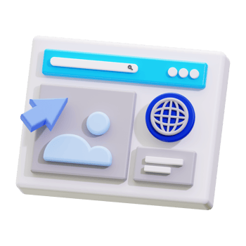Webpage 3D Icon png