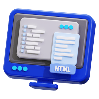 HTML Code 3D Icon png