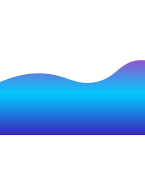 Abstract blue and purple gradient wave shape png