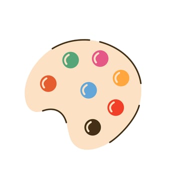 school colors illustration vector