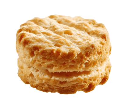 Fluffy biscuit for tasty breakfast or snack option png