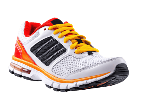Stylish athletic running shoe for sports and fitness activities png