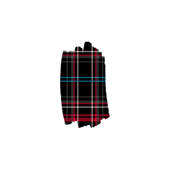 Abstract brushstroke featuring a modern tartan plaid pattern png
