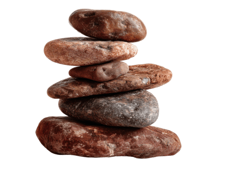 Stacked stones symbolize peace and meditation png