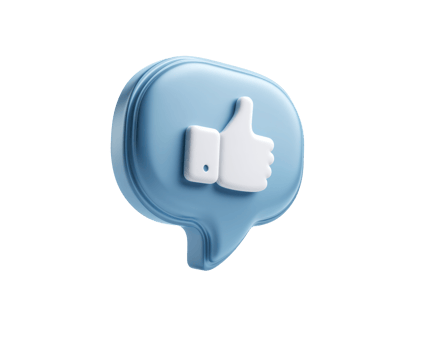 Social media engagement symbol for digital communication purpose png