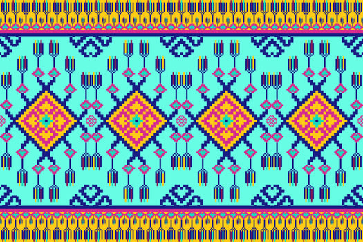 Motif ethnic pattern vector