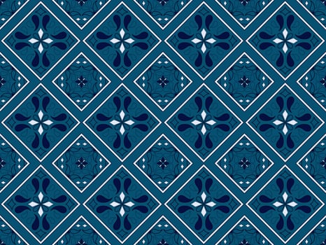 Seamless pattern, scarf, carpet making, vintage wallpaper vector