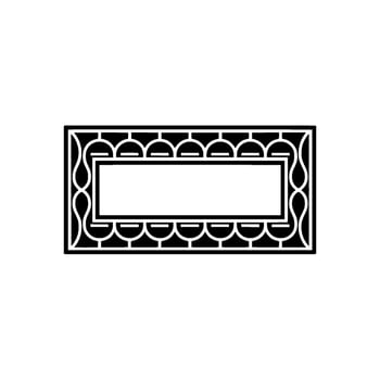 Art Deco Frame, Elegant Border, Minimalist, Vintage Style vector