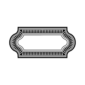 Elegant Decorative Border, Vintage Element vector