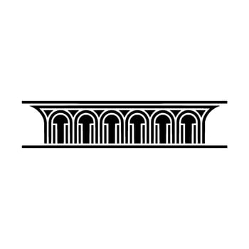 Art Deco Ornament Border, Geometric vector