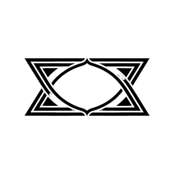 Geometric Emblem, Subtle Gradient, Modern vector