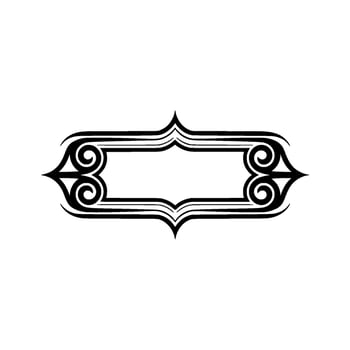 Elegant Vintage Frame, Decorative Border, Minimalist vector