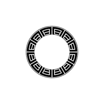 Geometric Circle Pattern, Minimalist, Circular Motif - Minimalism vector
