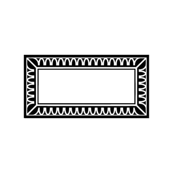 Elegant Vintage Border, Minimalist , Decorative Frame vector